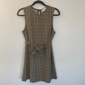 UO Plaid Mini Dress
